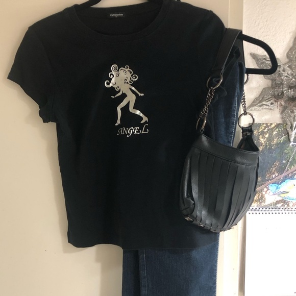 Vintage Big Hair Angel (Charlie’s) Silhouette Tee - Picture 3 of 7